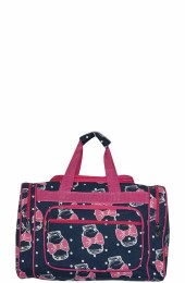 Printed Duffle Bag-BOT417/H/Pink